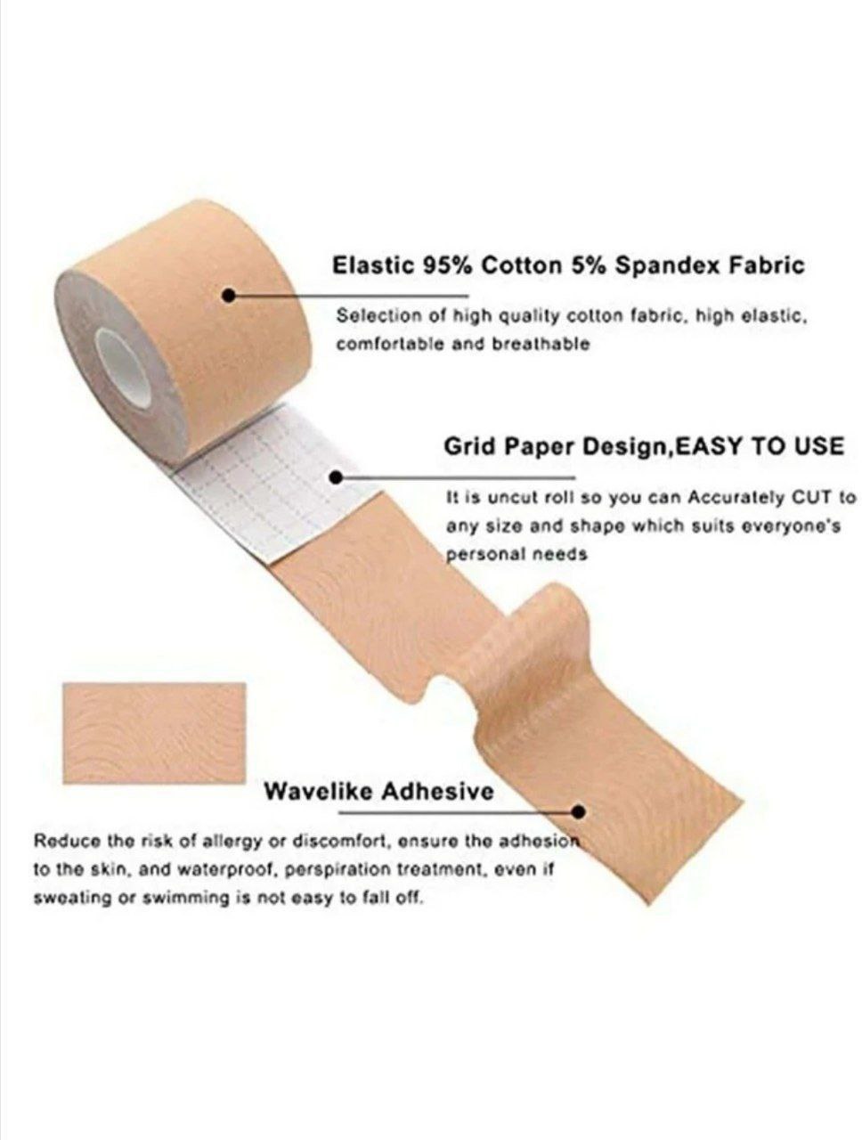 رول چسب سینه BooB Tape (عمده بسته ۳ عددی)